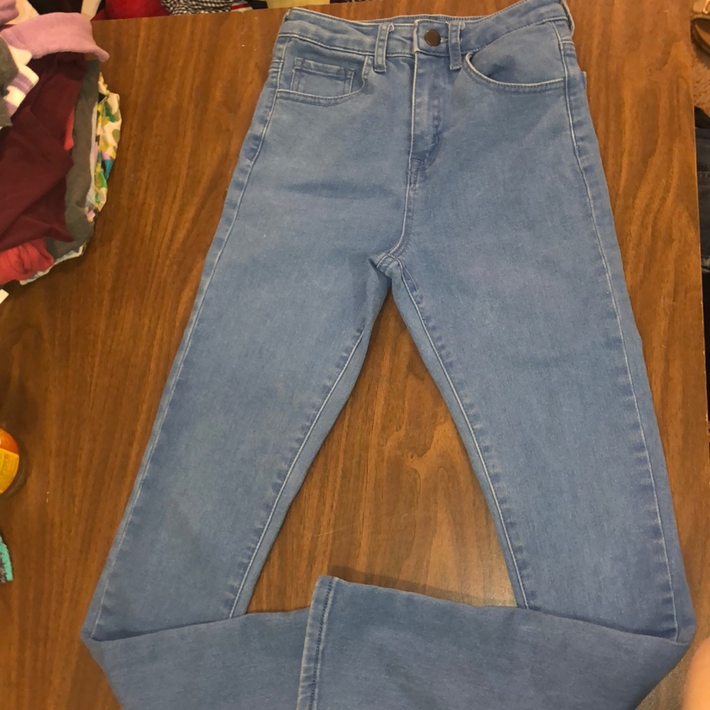 Light Washed Skinny Jeans